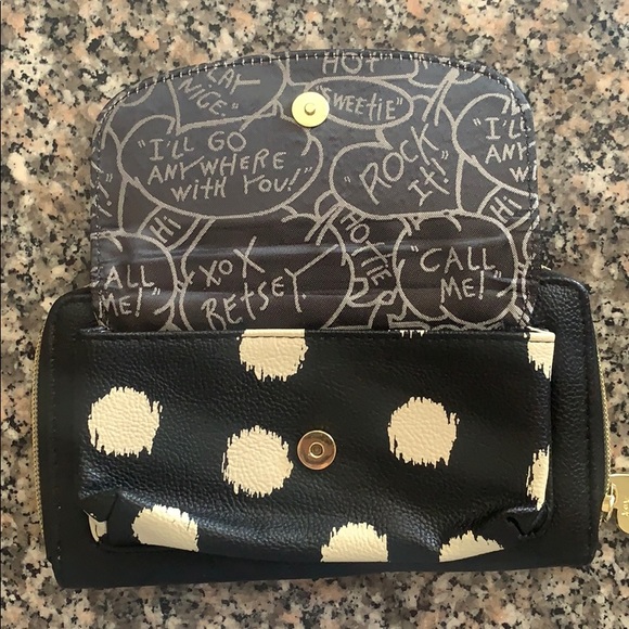 Betsey Johnson wallet/clutch/purse used - Picture 5 of 6
